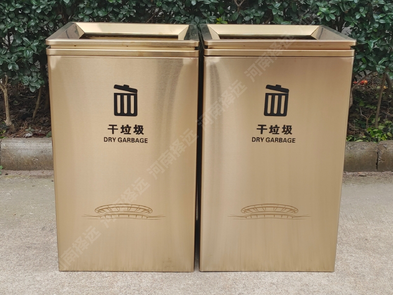 上海南站高铁站定制垃圾桶和站台垃圾箱