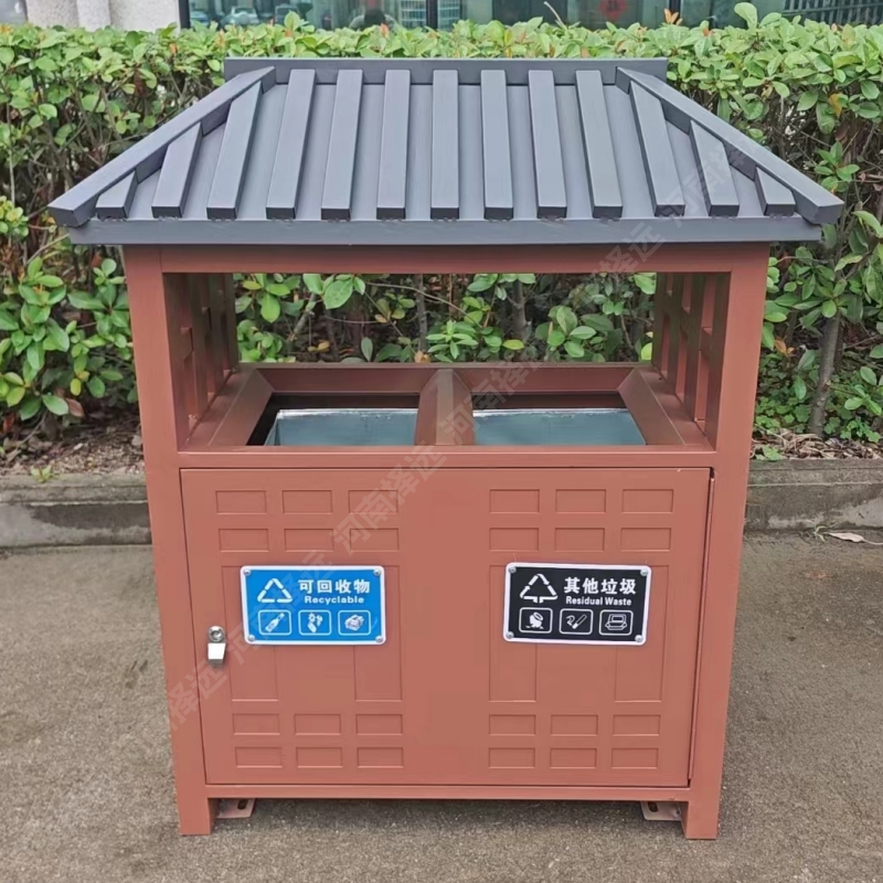 四川成都杜甫草堂博物馆定制果皮箱