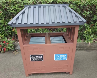 仿古风垃圾桶